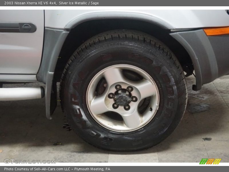 Silver Ice Metallic / Sage 2003 Nissan Xterra XE V6 4x4