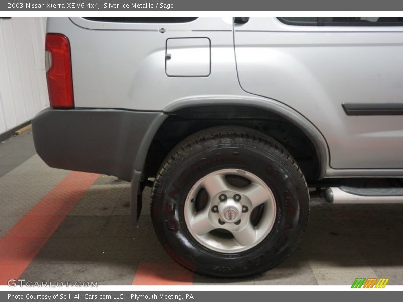 Silver Ice Metallic / Sage 2003 Nissan Xterra XE V6 4x4