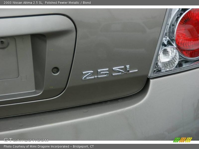Polished Pewter Metallic / Blond 2003 Nissan Altima 2.5 SL