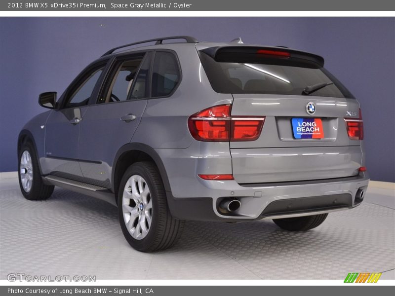 Space Gray Metallic / Oyster 2012 BMW X5 xDrive35i Premium