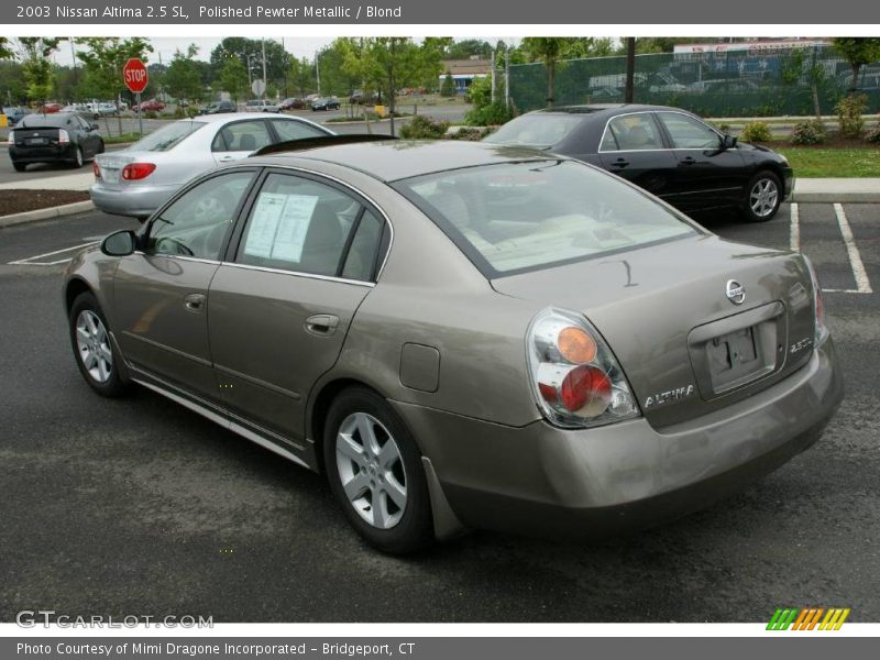 Polished Pewter Metallic / Blond 2003 Nissan Altima 2.5 SL