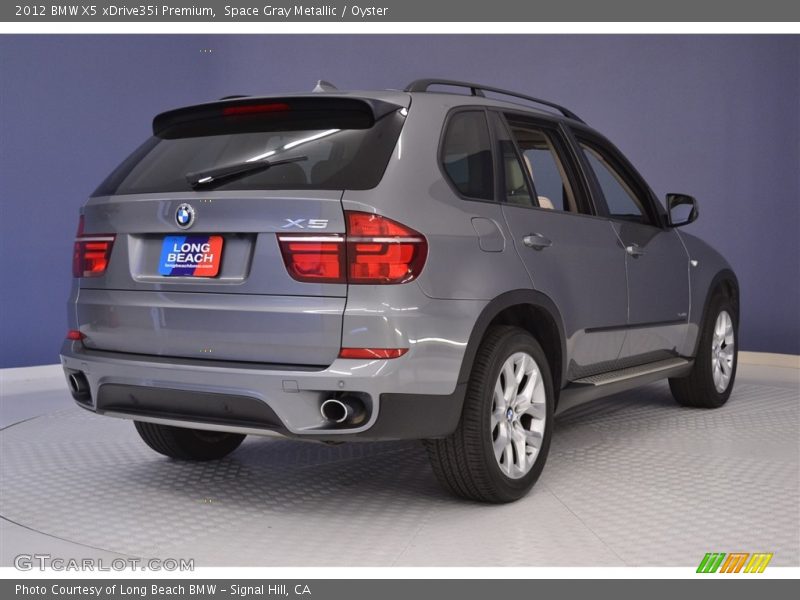 Space Gray Metallic / Oyster 2012 BMW X5 xDrive35i Premium