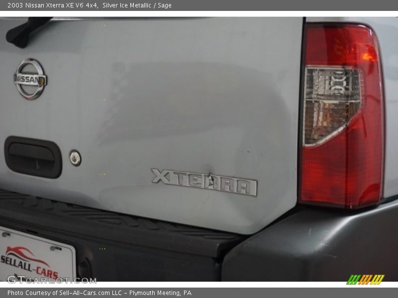 Silver Ice Metallic / Sage 2003 Nissan Xterra XE V6 4x4