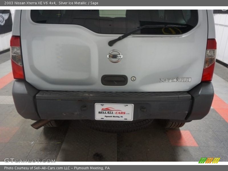 Silver Ice Metallic / Sage 2003 Nissan Xterra XE V6 4x4