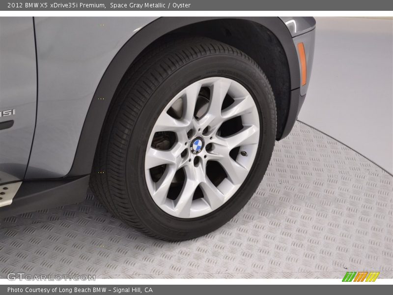Space Gray Metallic / Oyster 2012 BMW X5 xDrive35i Premium