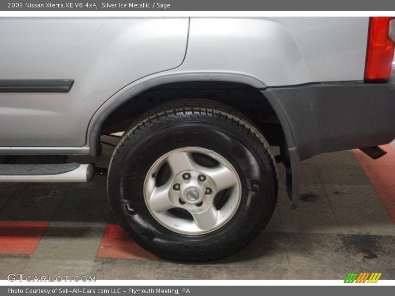 Silver Ice Metallic / Sage 2003 Nissan Xterra XE V6 4x4