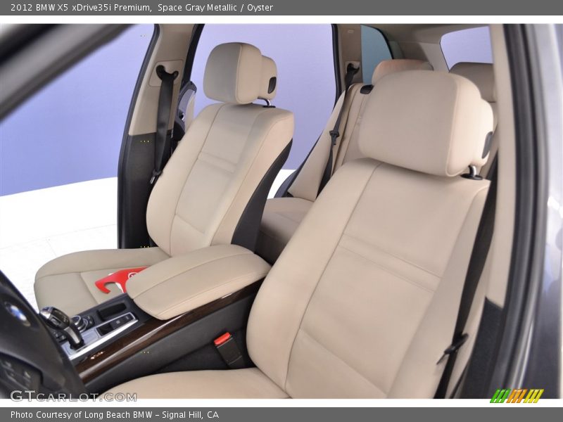 Space Gray Metallic / Oyster 2012 BMW X5 xDrive35i Premium
