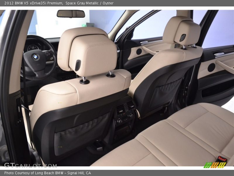 Space Gray Metallic / Oyster 2012 BMW X5 xDrive35i Premium
