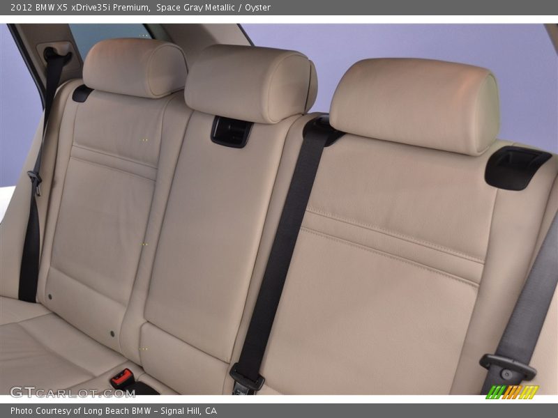 Space Gray Metallic / Oyster 2012 BMW X5 xDrive35i Premium