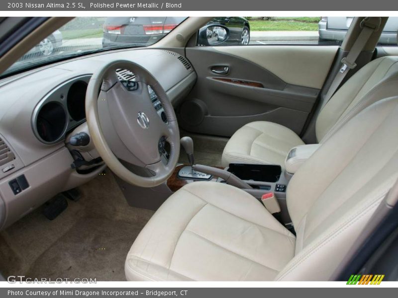 Polished Pewter Metallic / Blond 2003 Nissan Altima 2.5 SL