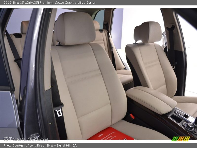 Space Gray Metallic / Oyster 2012 BMW X5 xDrive35i Premium