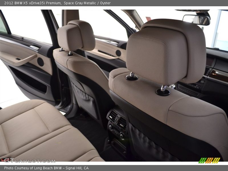 Space Gray Metallic / Oyster 2012 BMW X5 xDrive35i Premium