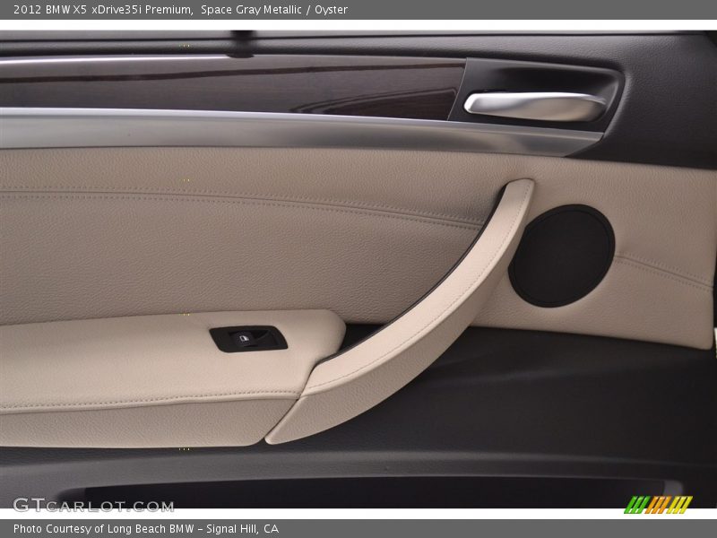 Space Gray Metallic / Oyster 2012 BMW X5 xDrive35i Premium