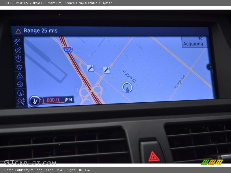 Space Gray Metallic / Oyster 2012 BMW X5 xDrive35i Premium