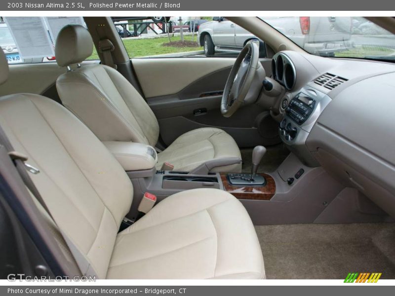 Polished Pewter Metallic / Blond 2003 Nissan Altima 2.5 SL