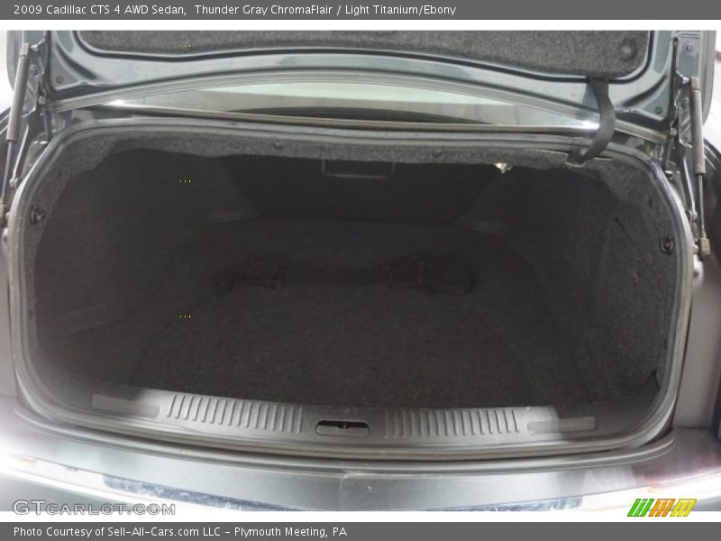 Thunder Gray ChromaFlair / Light Titanium/Ebony 2009 Cadillac CTS 4 AWD Sedan