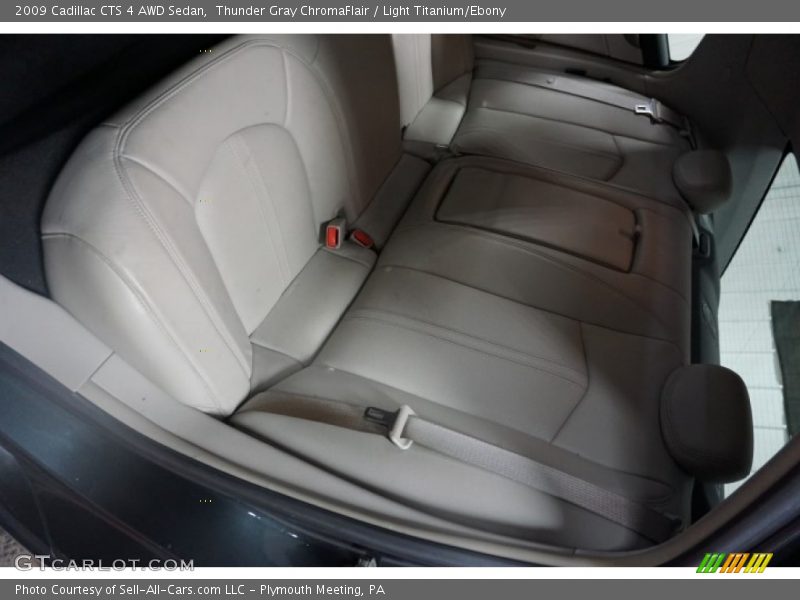 Thunder Gray ChromaFlair / Light Titanium/Ebony 2009 Cadillac CTS 4 AWD Sedan