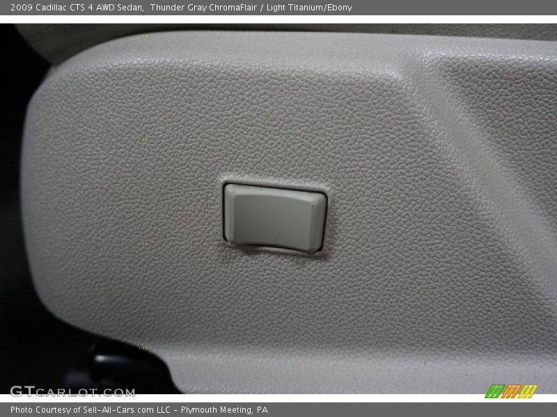 Thunder Gray ChromaFlair / Light Titanium/Ebony 2009 Cadillac CTS 4 AWD Sedan