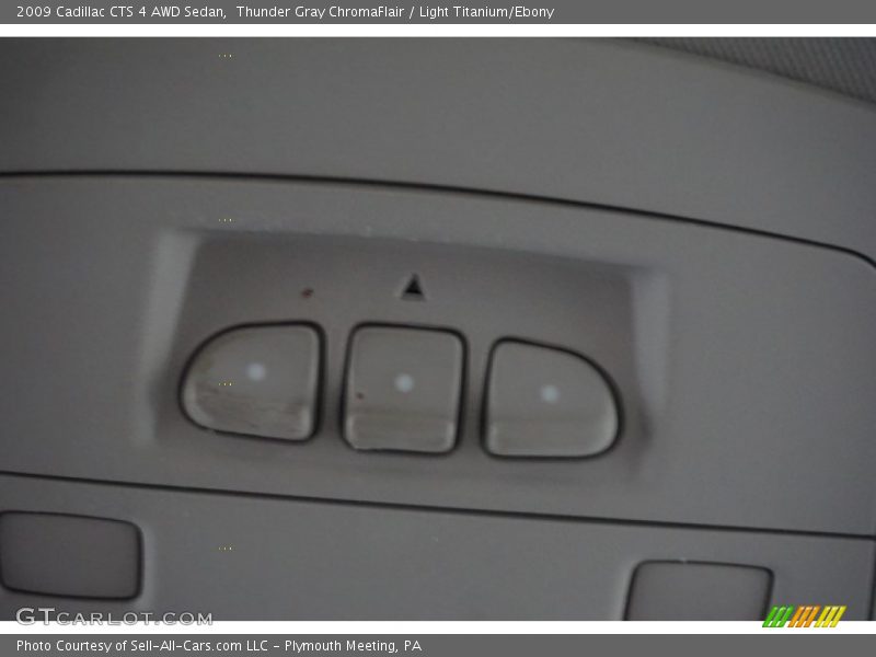 Thunder Gray ChromaFlair / Light Titanium/Ebony 2009 Cadillac CTS 4 AWD Sedan