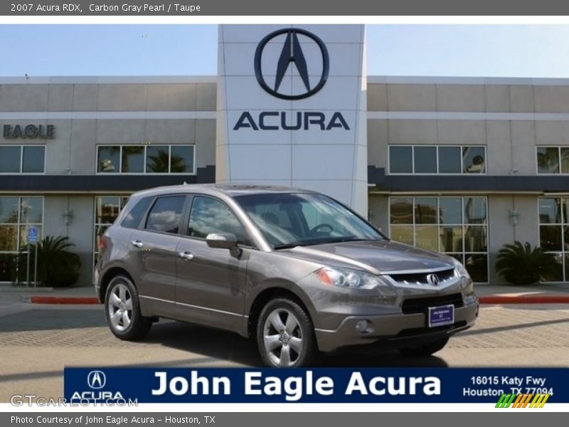 Carbon Gray Pearl / Taupe 2007 Acura RDX