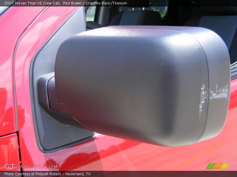 Red Brawn / Graphite Black/Titanium 2007 Nissan Titan XE Crew Cab