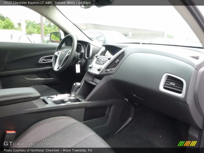 Summit White / Jet Black 2017 Chevrolet Equinox LT AWD