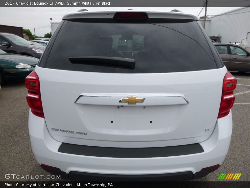 Summit White / Jet Black 2017 Chevrolet Equinox LT AWD