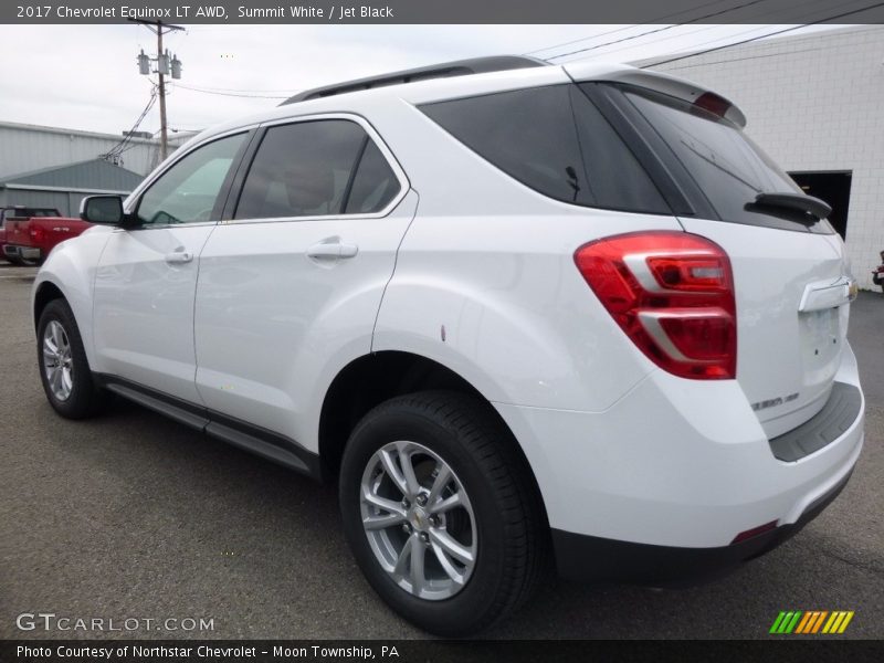 Summit White / Jet Black 2017 Chevrolet Equinox LT AWD