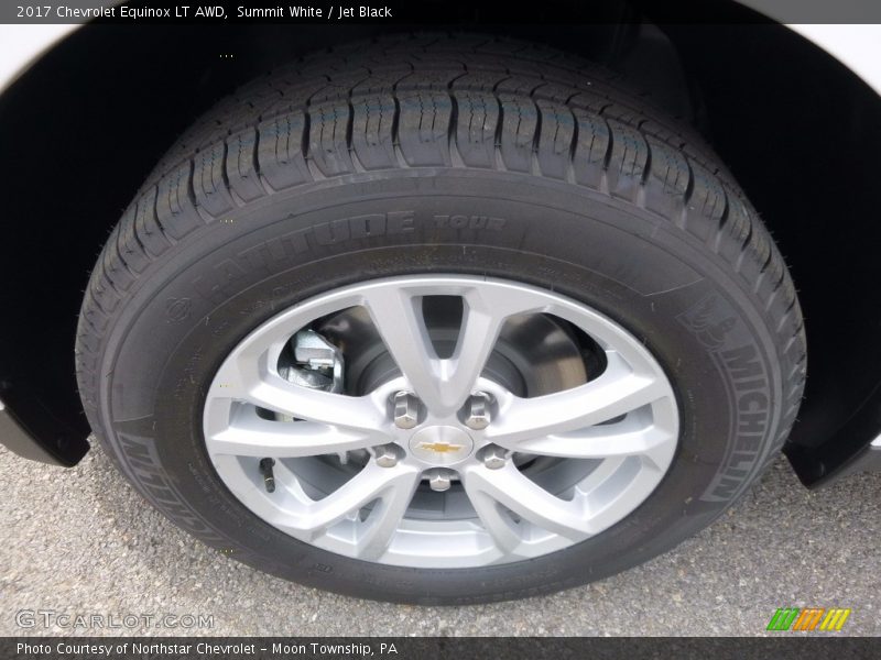 Summit White / Jet Black 2017 Chevrolet Equinox LT AWD