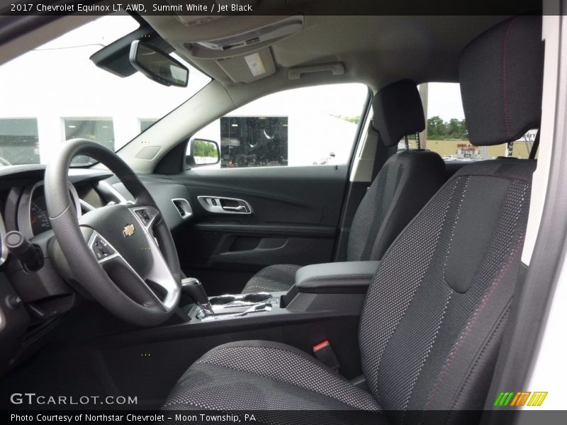 Summit White / Jet Black 2017 Chevrolet Equinox LT AWD
