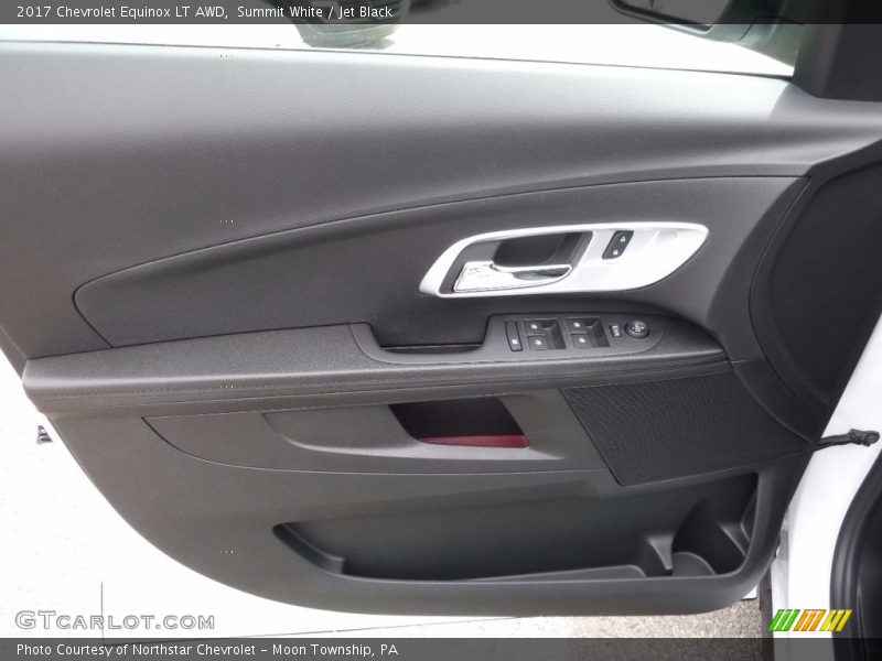 Summit White / Jet Black 2017 Chevrolet Equinox LT AWD