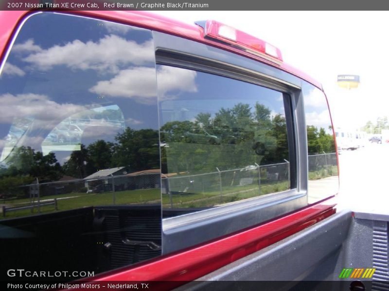 Red Brawn / Graphite Black/Titanium 2007 Nissan Titan XE Crew Cab