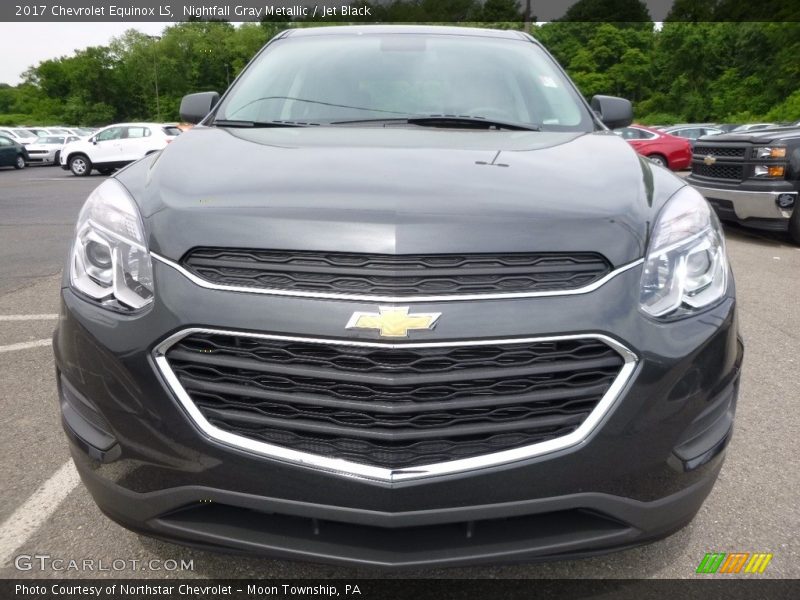 Nightfall Gray Metallic / Jet Black 2017 Chevrolet Equinox LS