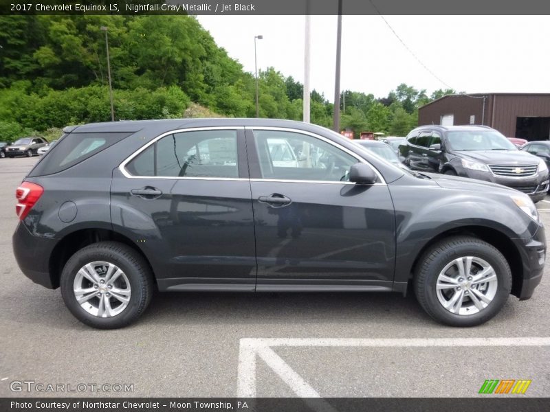 Nightfall Gray Metallic / Jet Black 2017 Chevrolet Equinox LS