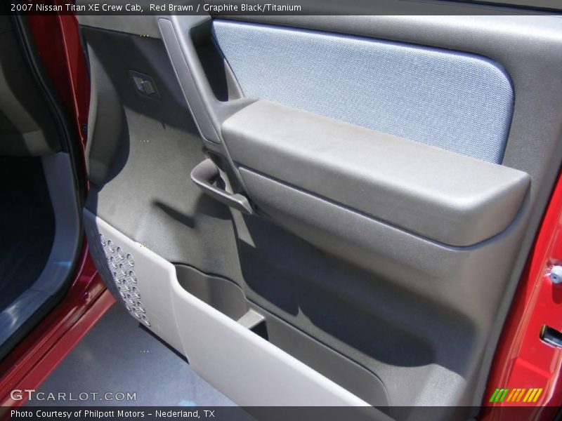 Red Brawn / Graphite Black/Titanium 2007 Nissan Titan XE Crew Cab