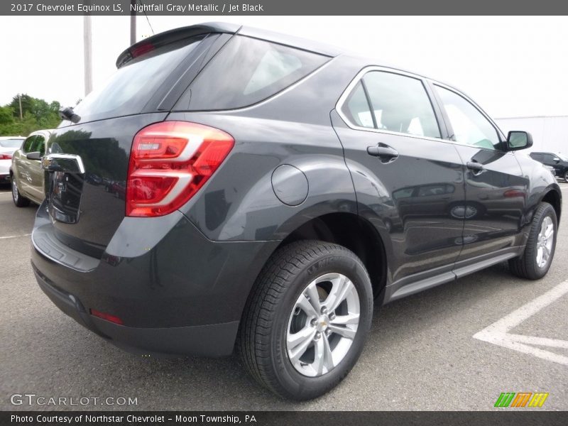 Nightfall Gray Metallic / Jet Black 2017 Chevrolet Equinox LS