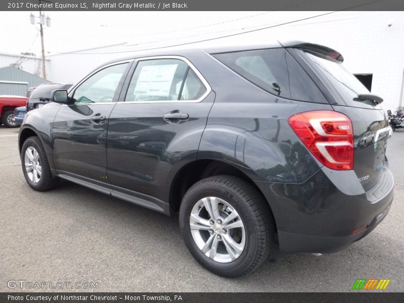 Nightfall Gray Metallic / Jet Black 2017 Chevrolet Equinox LS