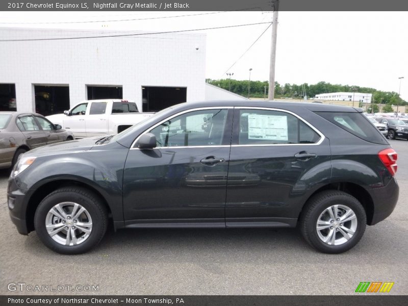 Nightfall Gray Metallic / Jet Black 2017 Chevrolet Equinox LS