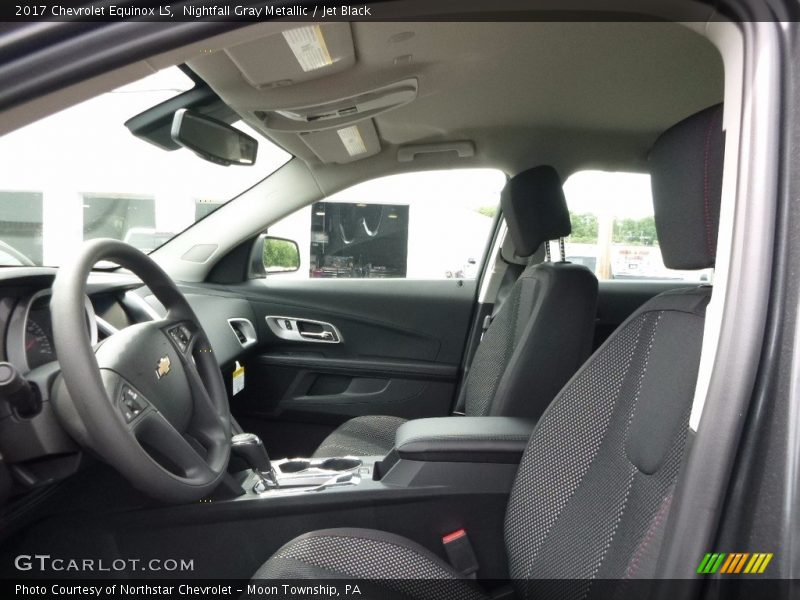 Nightfall Gray Metallic / Jet Black 2017 Chevrolet Equinox LS