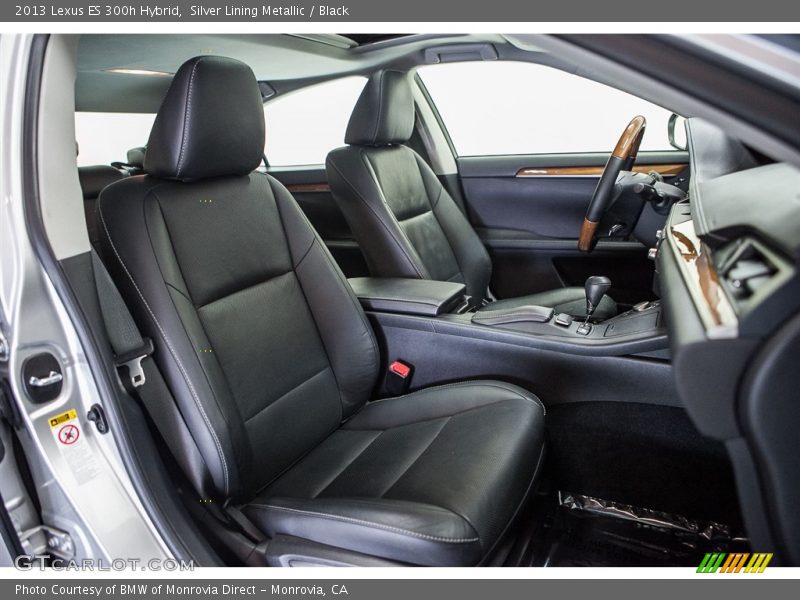 Silver Lining Metallic / Black 2013 Lexus ES 300h Hybrid