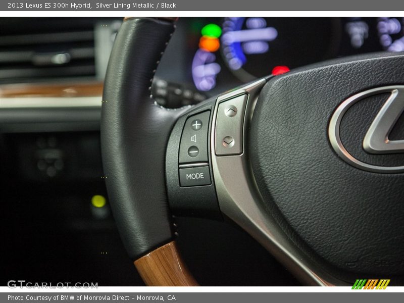 Silver Lining Metallic / Black 2013 Lexus ES 300h Hybrid