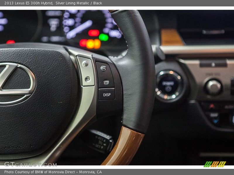 Silver Lining Metallic / Black 2013 Lexus ES 300h Hybrid