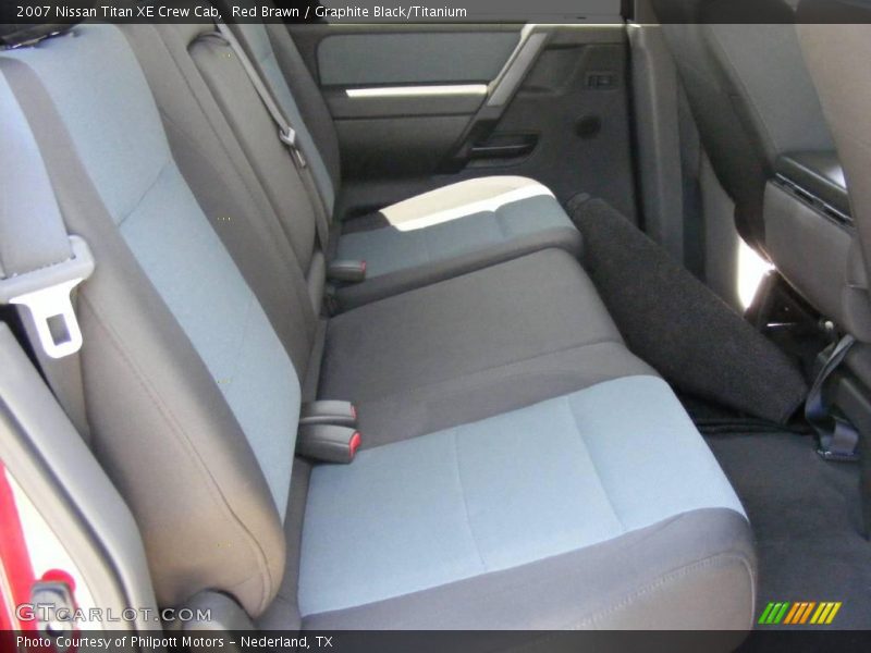 Red Brawn / Graphite Black/Titanium 2007 Nissan Titan XE Crew Cab