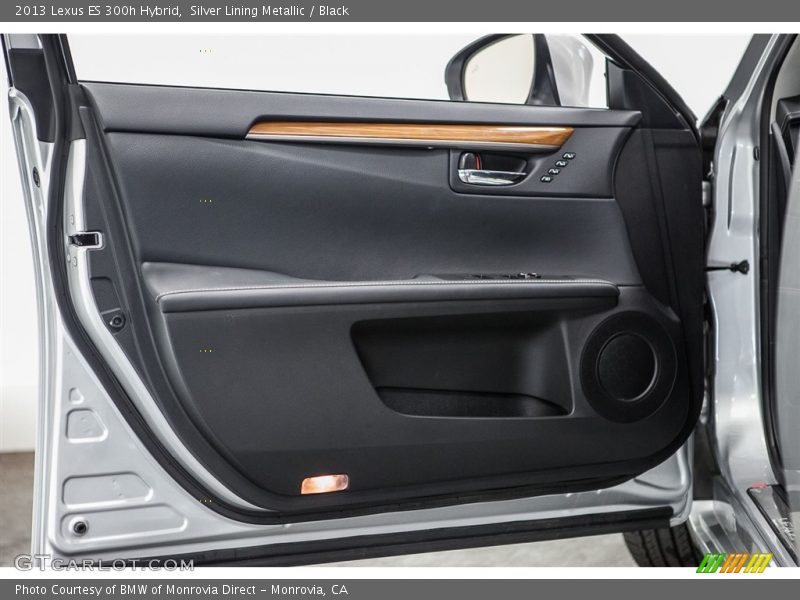 Silver Lining Metallic / Black 2013 Lexus ES 300h Hybrid