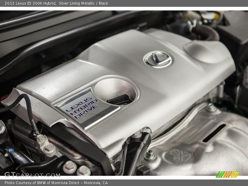 Silver Lining Metallic / Black 2013 Lexus ES 300h Hybrid