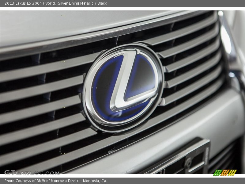 Silver Lining Metallic / Black 2013 Lexus ES 300h Hybrid