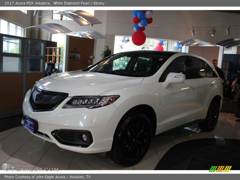 White Diamond Pearl / Ebony 2017 Acura RDX Advance