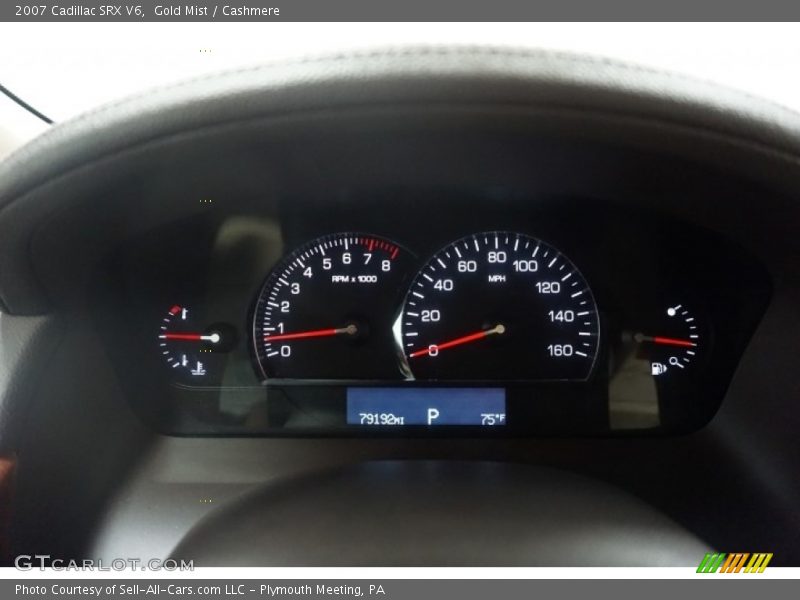 Gold Mist / Cashmere 2007 Cadillac SRX V6