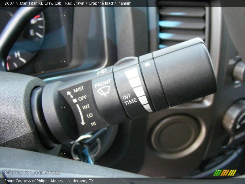 Red Brawn / Graphite Black/Titanium 2007 Nissan Titan XE Crew Cab