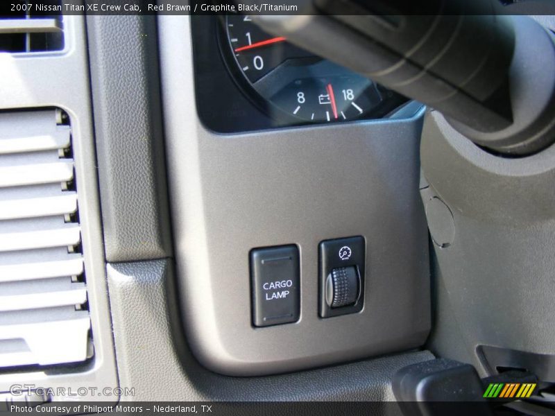 Red Brawn / Graphite Black/Titanium 2007 Nissan Titan XE Crew Cab